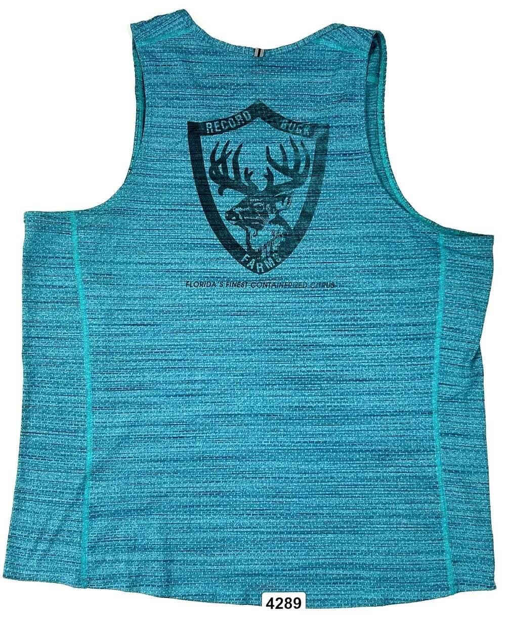 Nike Dri-FIT Record Buck Farms Tank Top Turquoise Melange